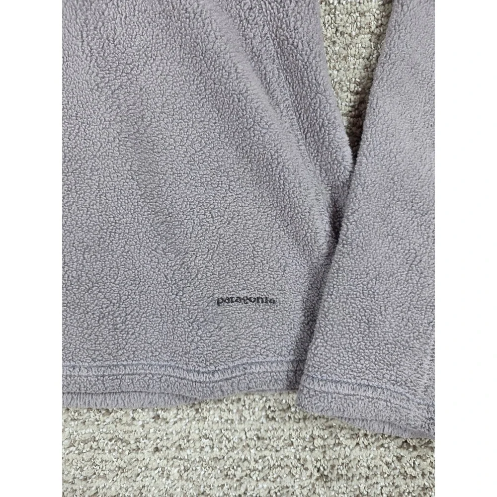 Vintage Patagonia Capilene Womens Small Purple Fleece 1/4 Zip Neck Pullover - Picture 2 of 7
